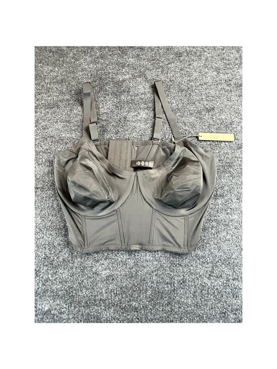 SKIMS Accessories - SKIMS Corset Bra Collection Demi Bra Gray Chalk 42C Shapewear Support NWT